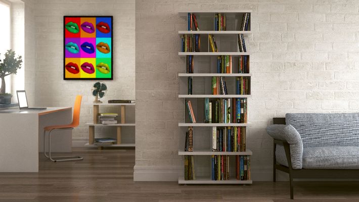 Freistehendes Bücherregal Tojo „Bieg“