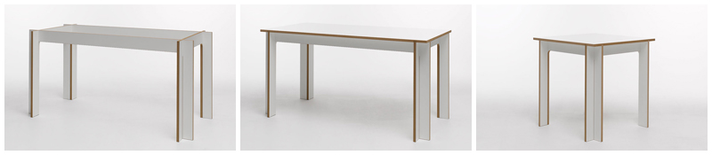 Der robuste Tisch Tojo „Tisch“.